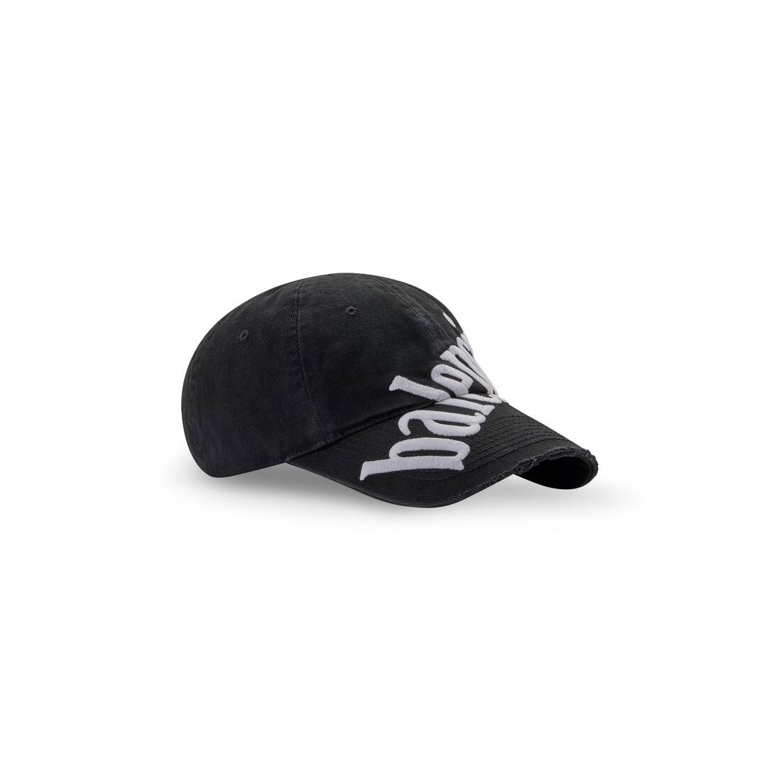 Men's Diagonal Cap in Black - 2