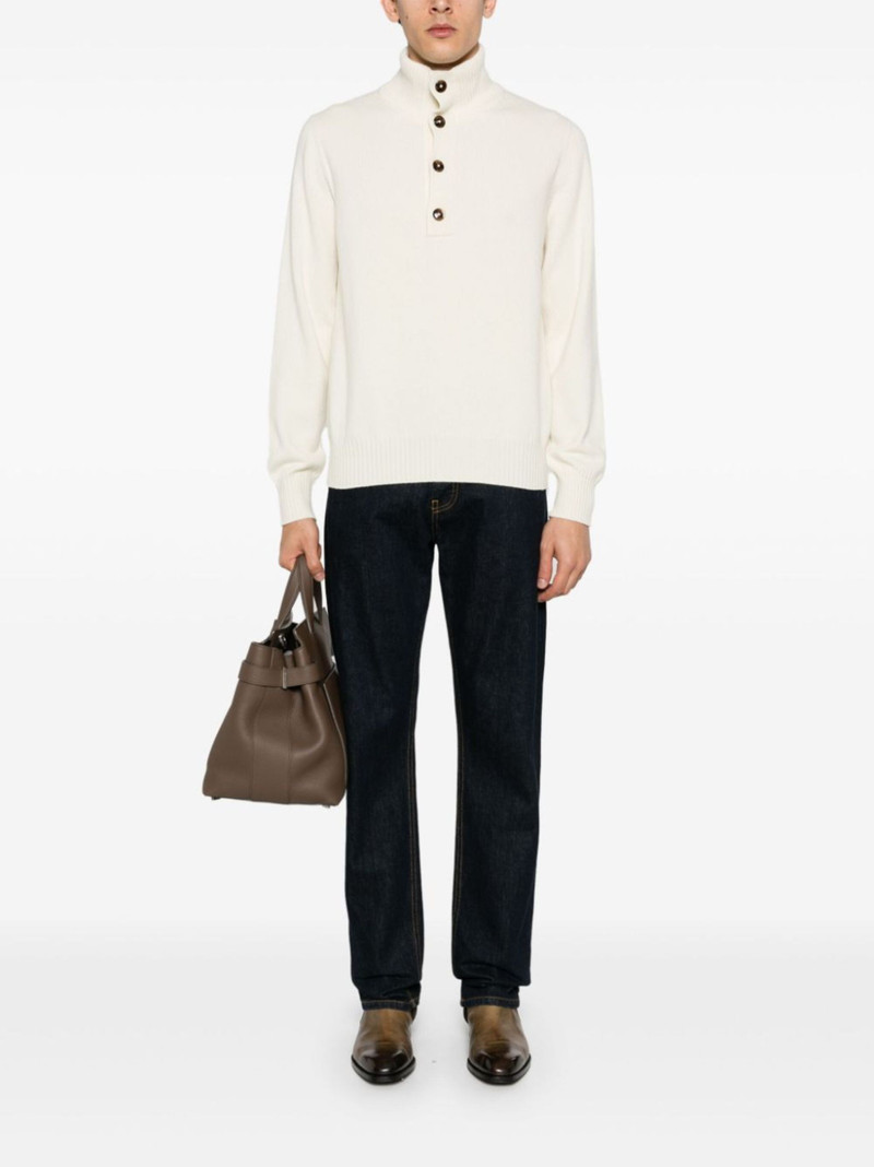 TOM FORD buttoned-collar jumper outlook