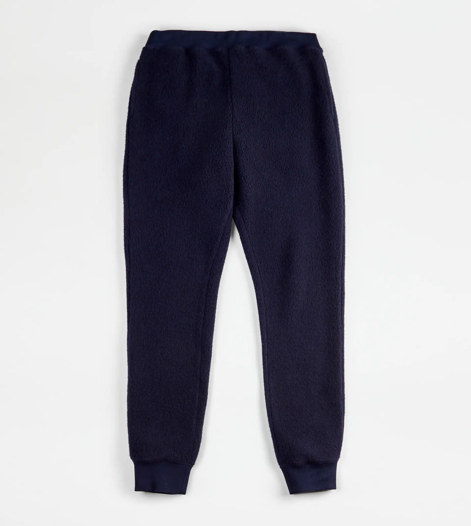 CASHMERE BLEND TROUSERS - BLUE - 1