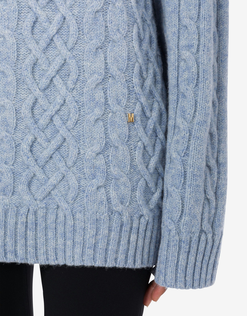 OVERSIZE PULLOVER IN SHETLAND GOLDEN M 4