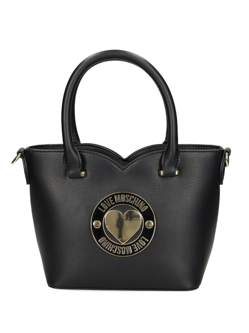 heart-plaque tote bag 1