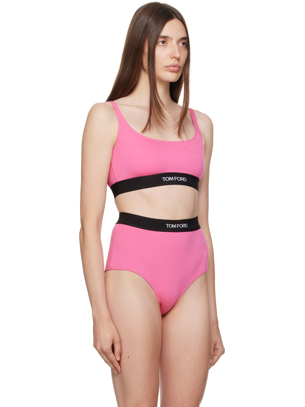 Pink Signature Bra - 2