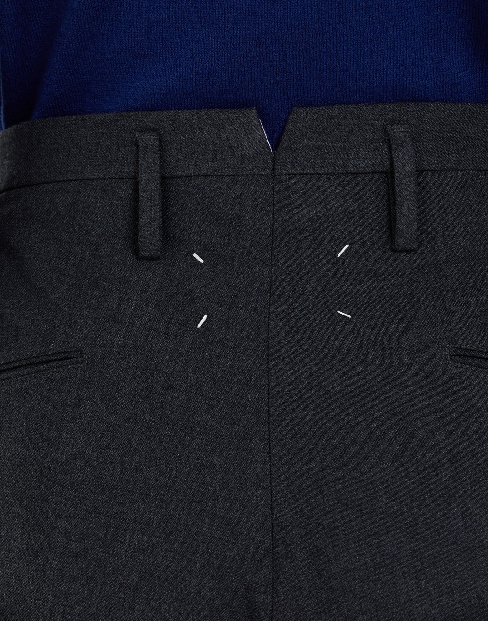 High-waisted pleated trousers - 6