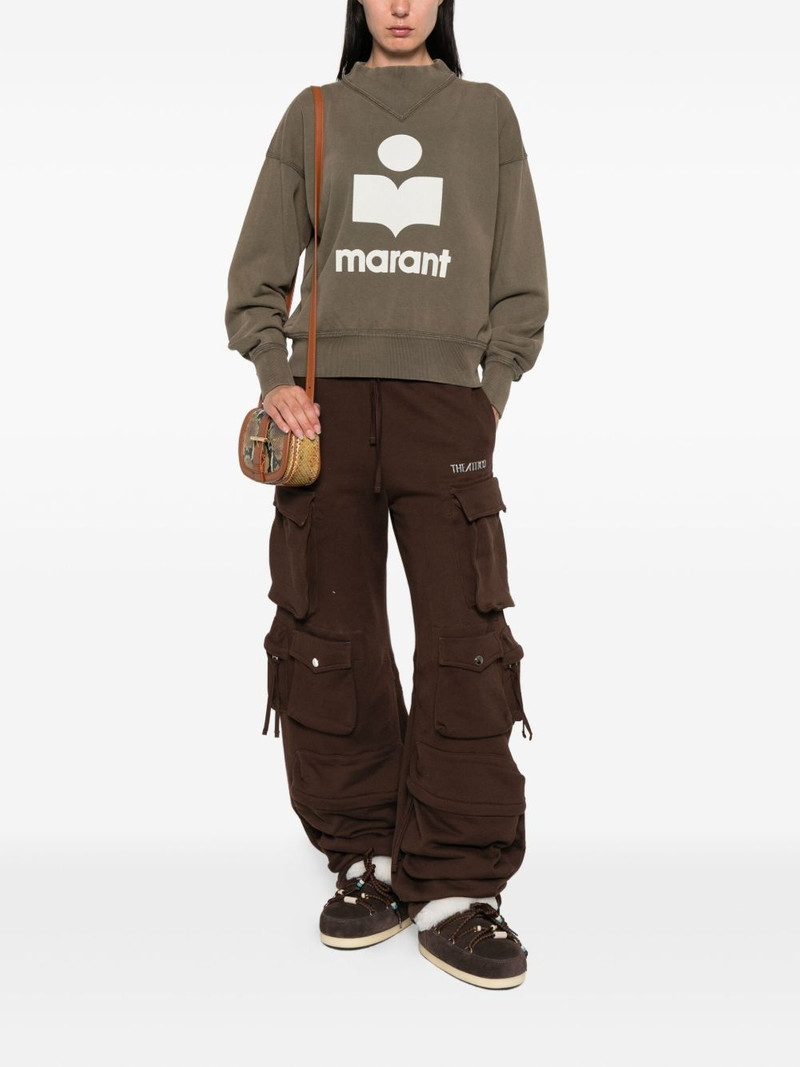 Isabel Marant Étoile logo-print sweatshirt outlook