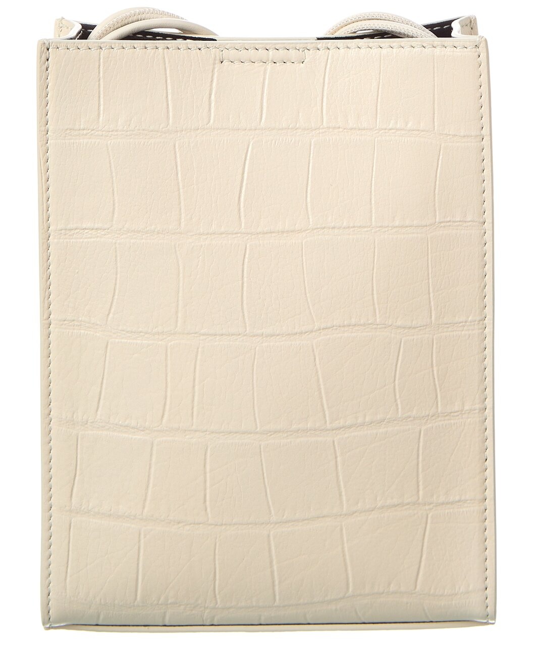 Jil Sander Tangle Small Croc-Embossed Leather Shoulder Bag - 2