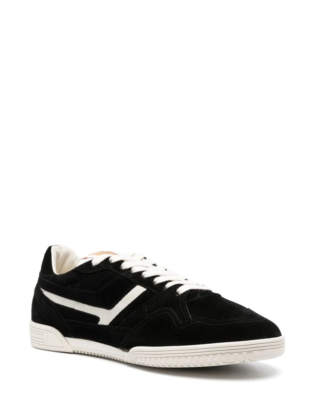 two-tone suede sneakers - 2