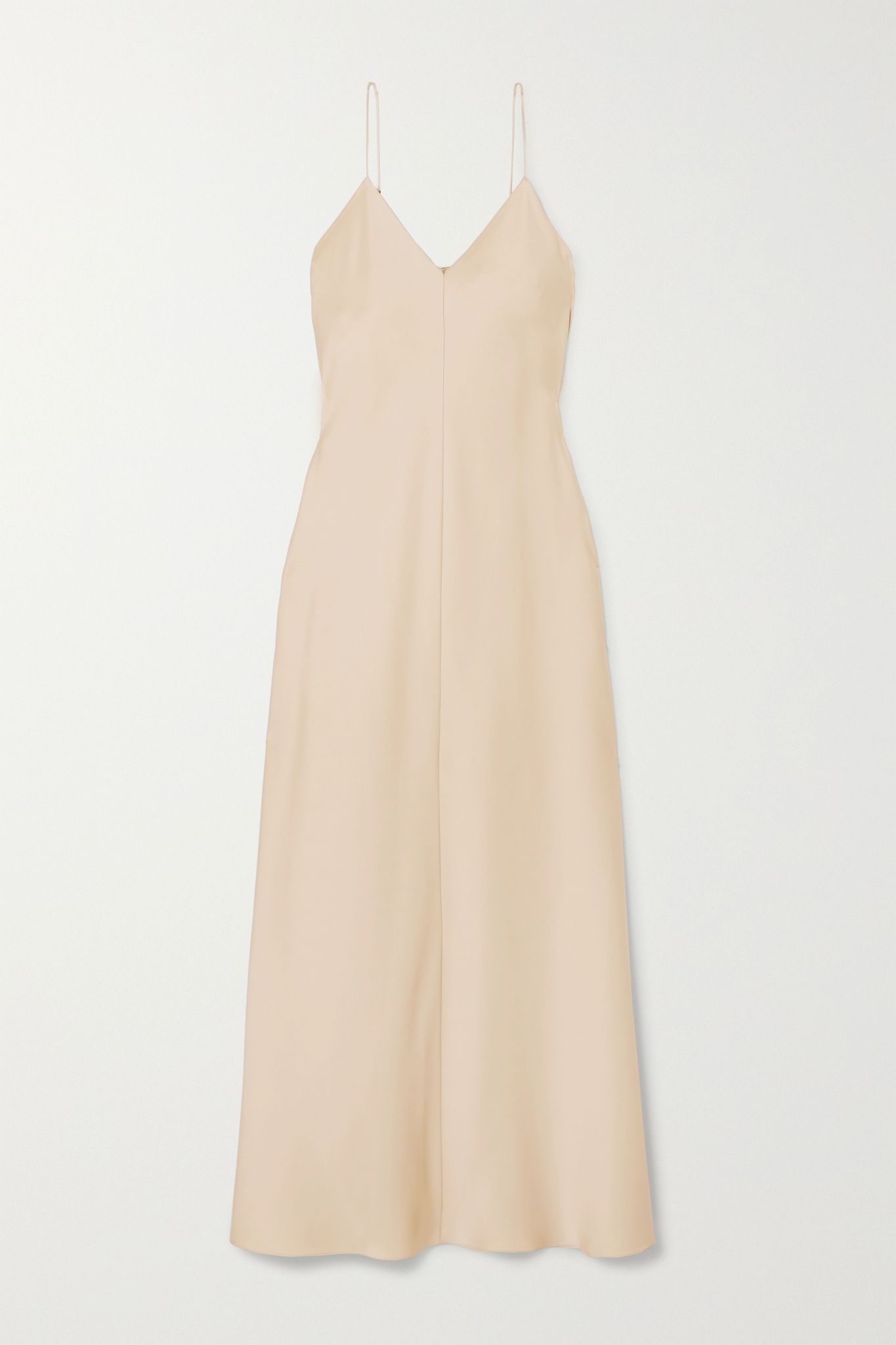 Guinevere silk-satin maxi dress - 1