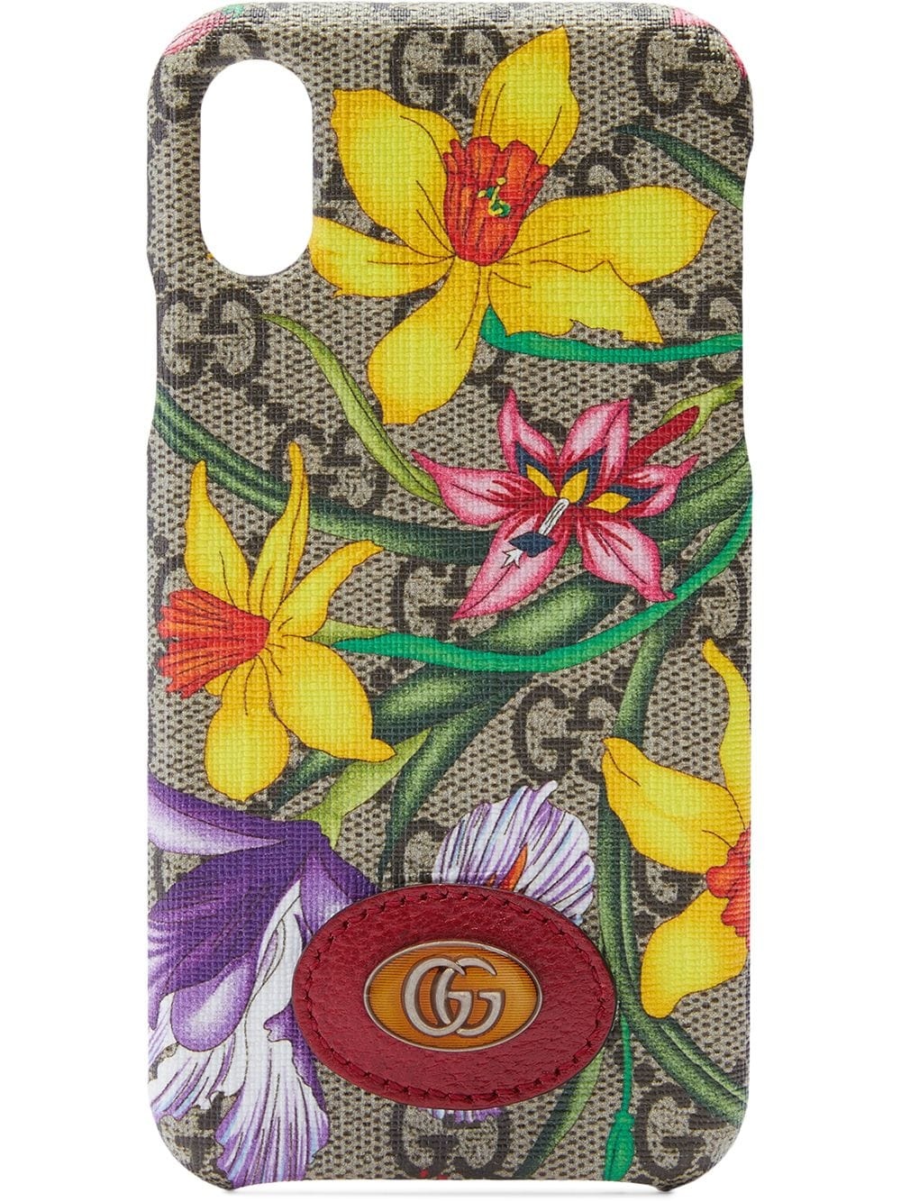 iPhone X/XS  Flora pattern phone case - 1