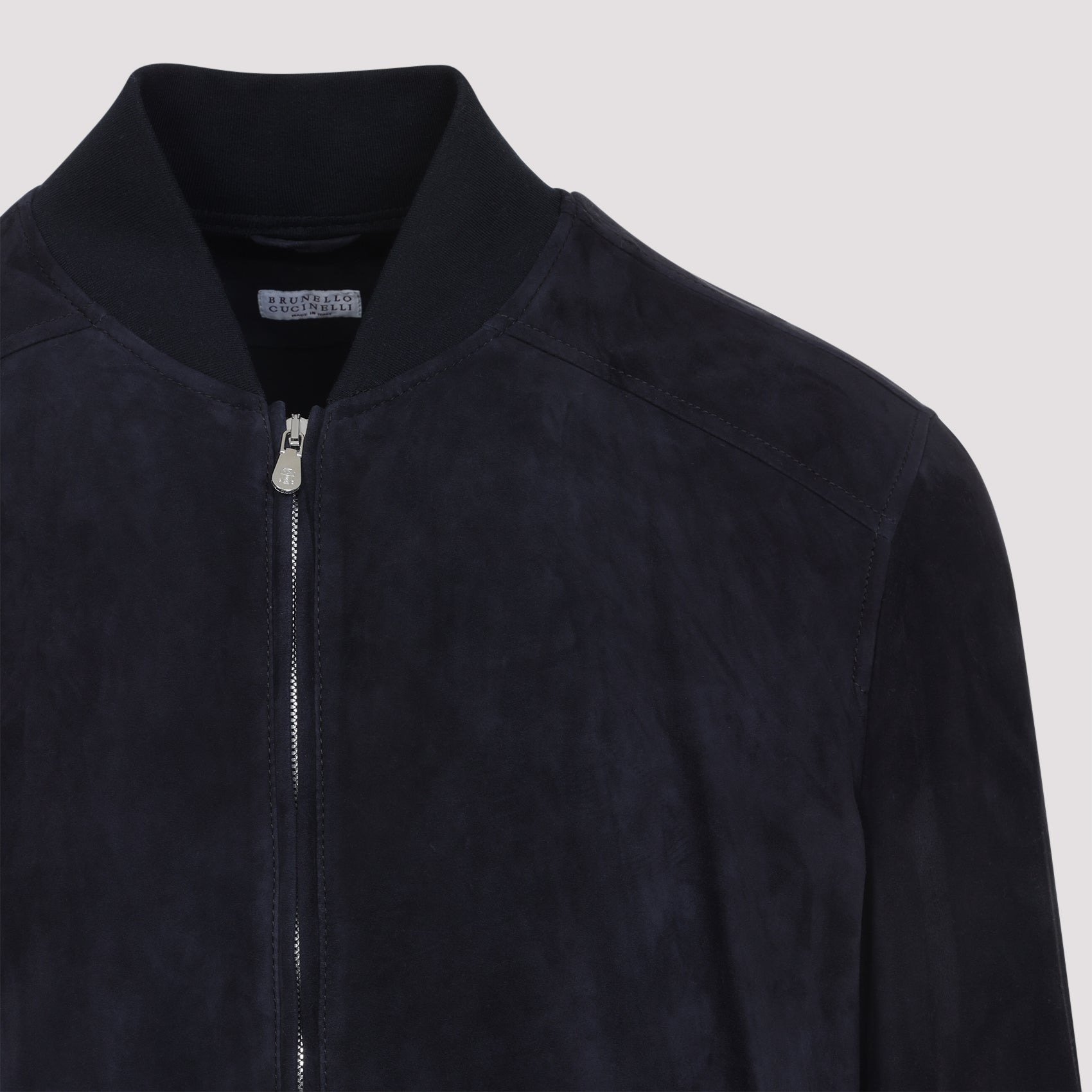 Brunello Cucinelli Suede Leather Jacket Men - 4