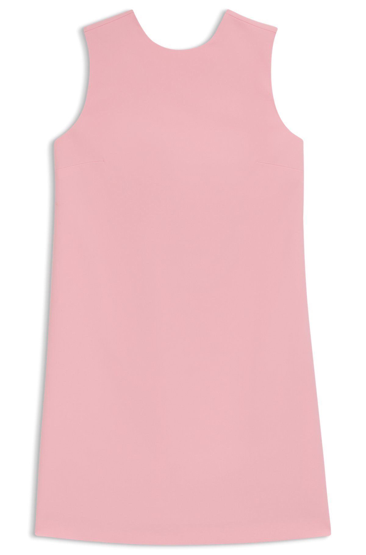 SHIFT DRESS WITH LOW-CUT BACK AND BOW DETAIL - 1