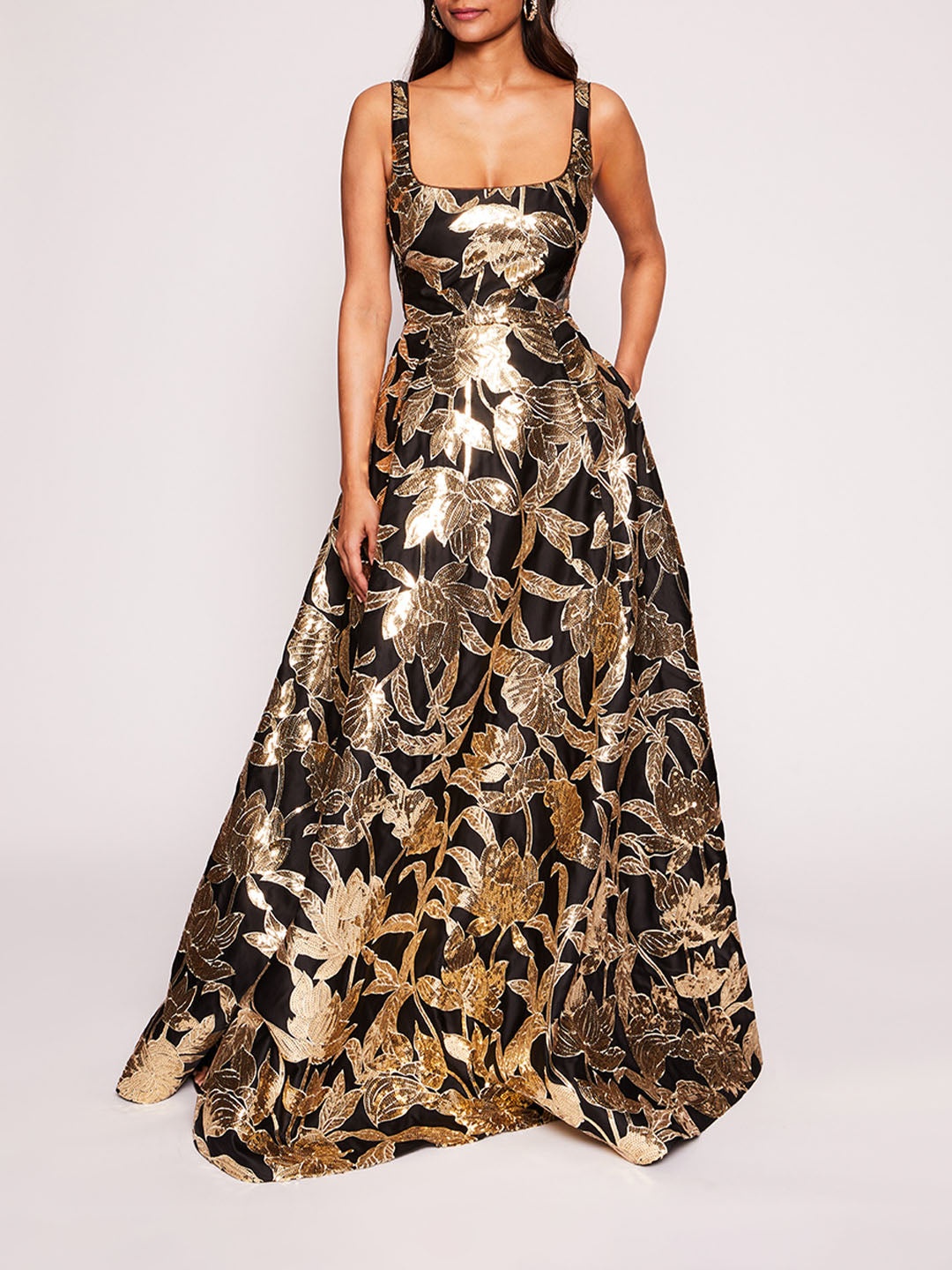 LOTUS SEQUIN GOWN - 1