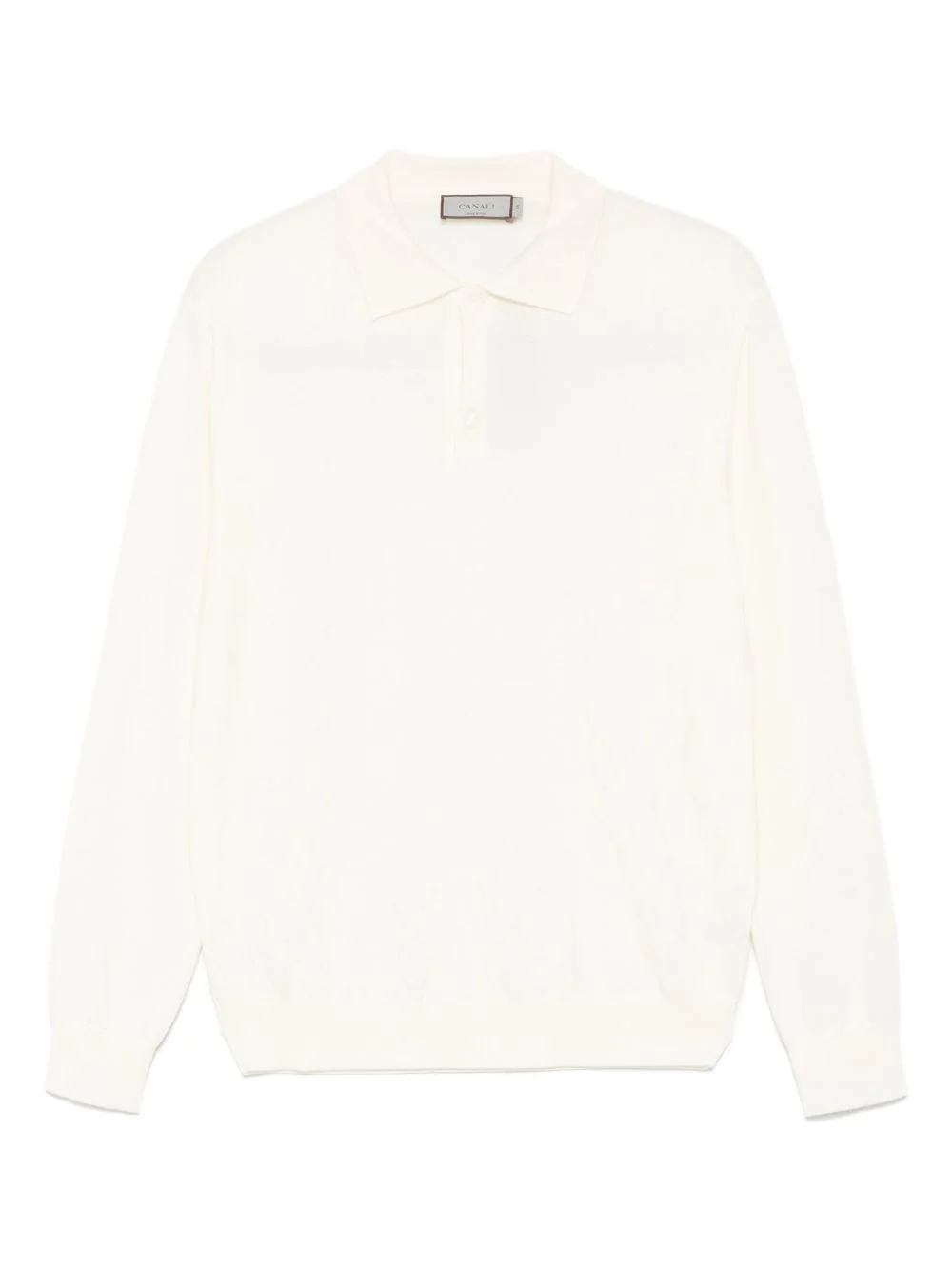 long-sleeve polo shirt - 1