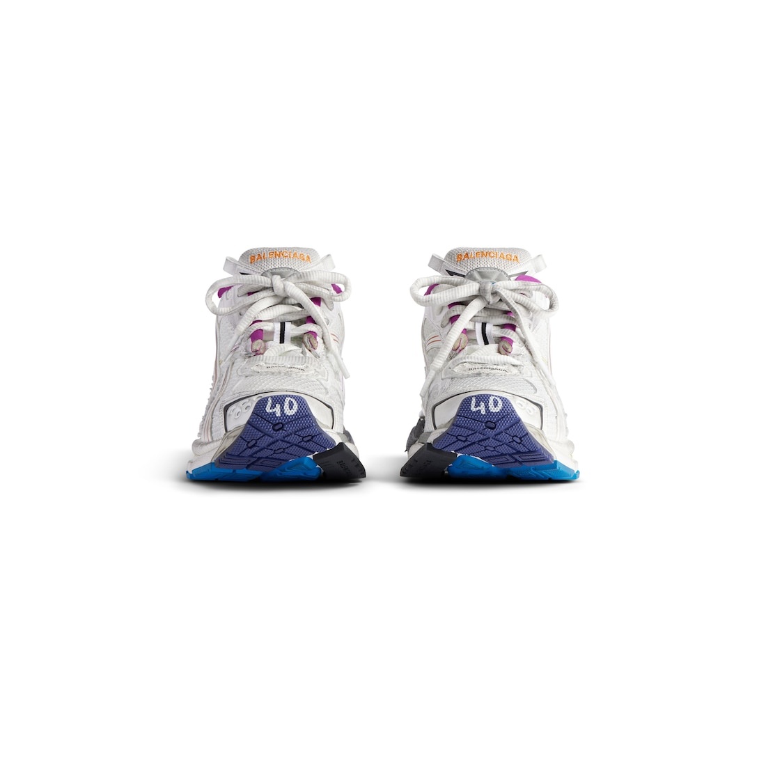 Men's Runner Gradient Sneaker  in White/multicolored - 3
