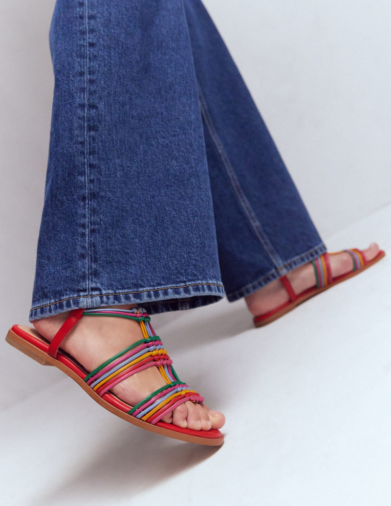 BODEN Multi Strap Knot Sandal-Multi outlook