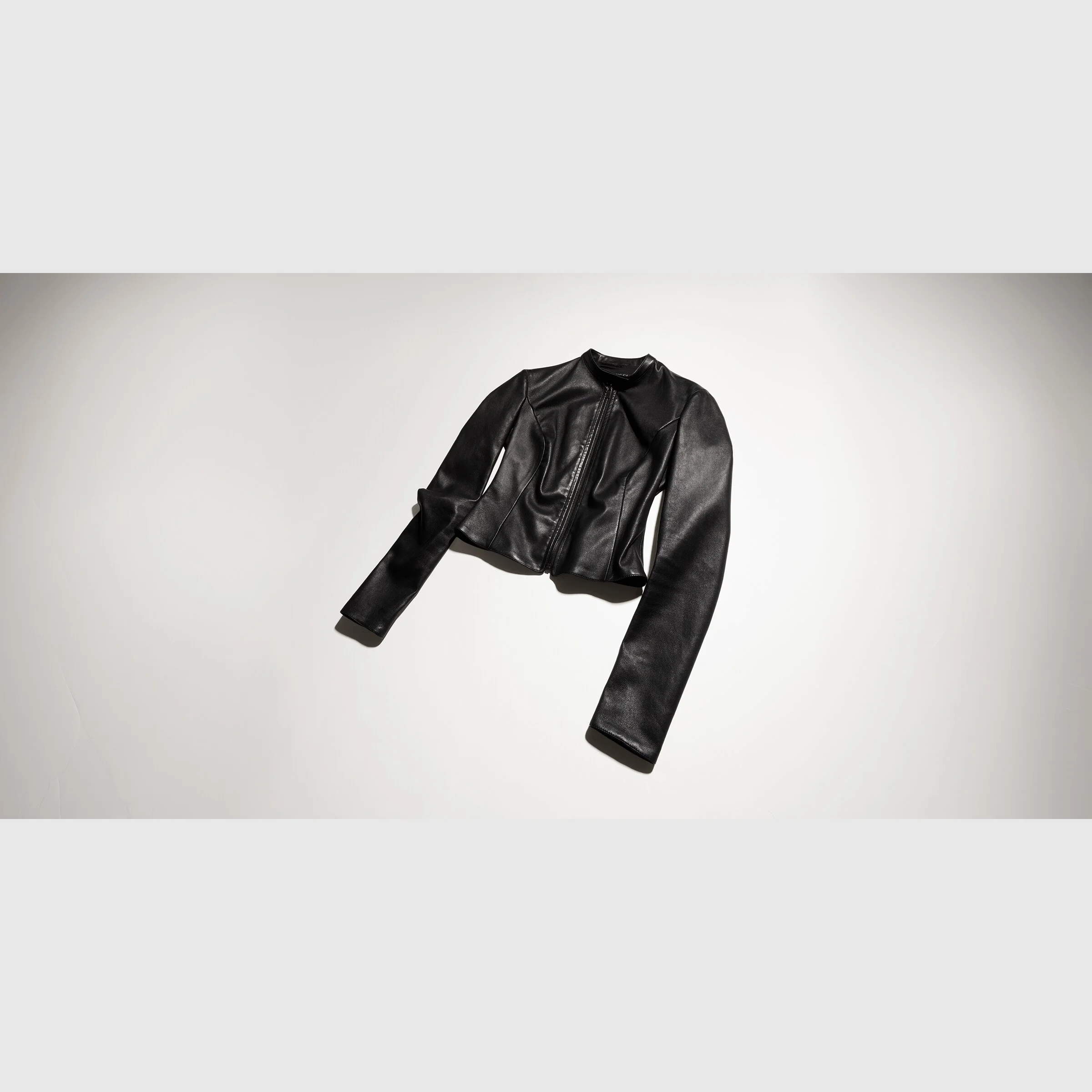 Lightweight stretch leather jacket - 1