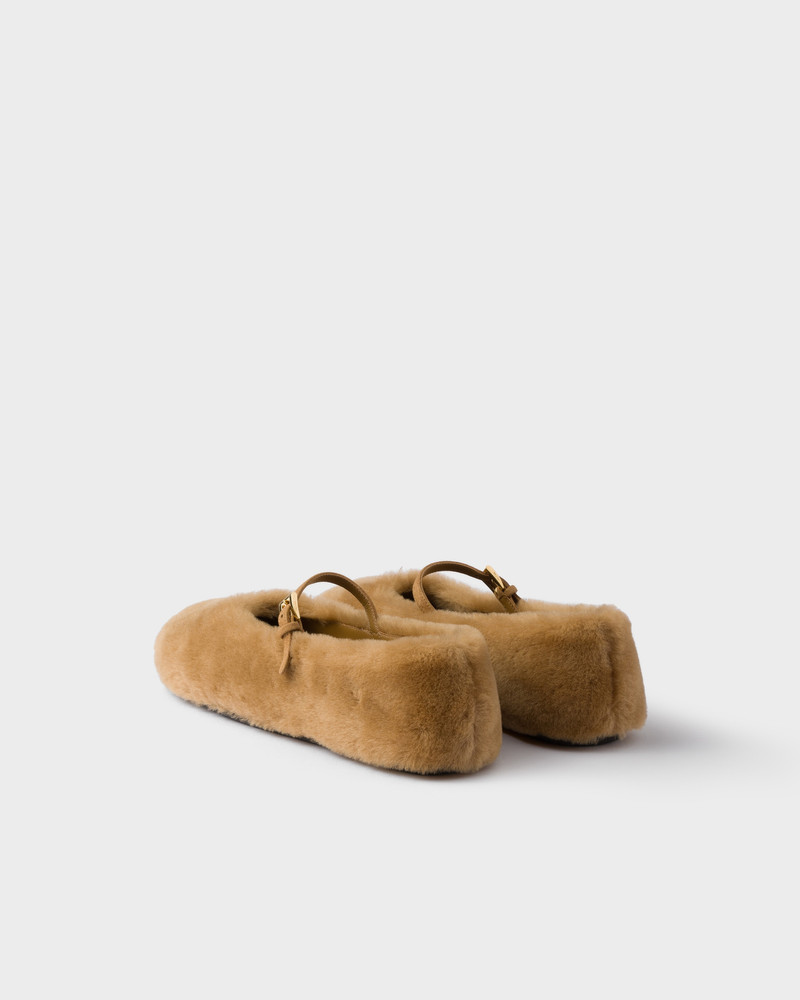 Shearling ballerinas 4