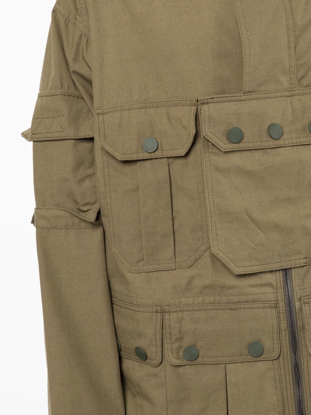 multi-pocket military jacket - 5