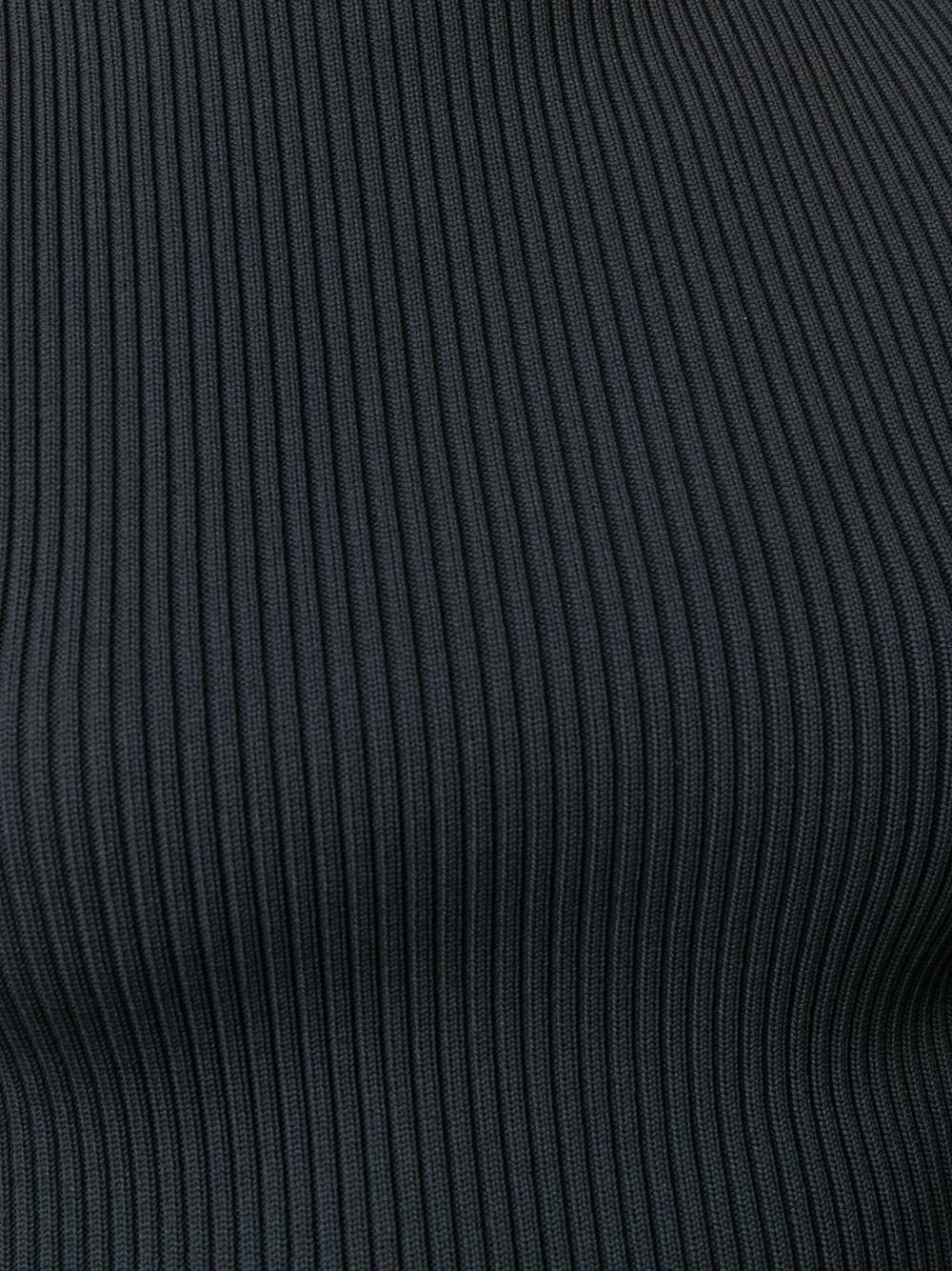 ribbed roll neck jumper - 5