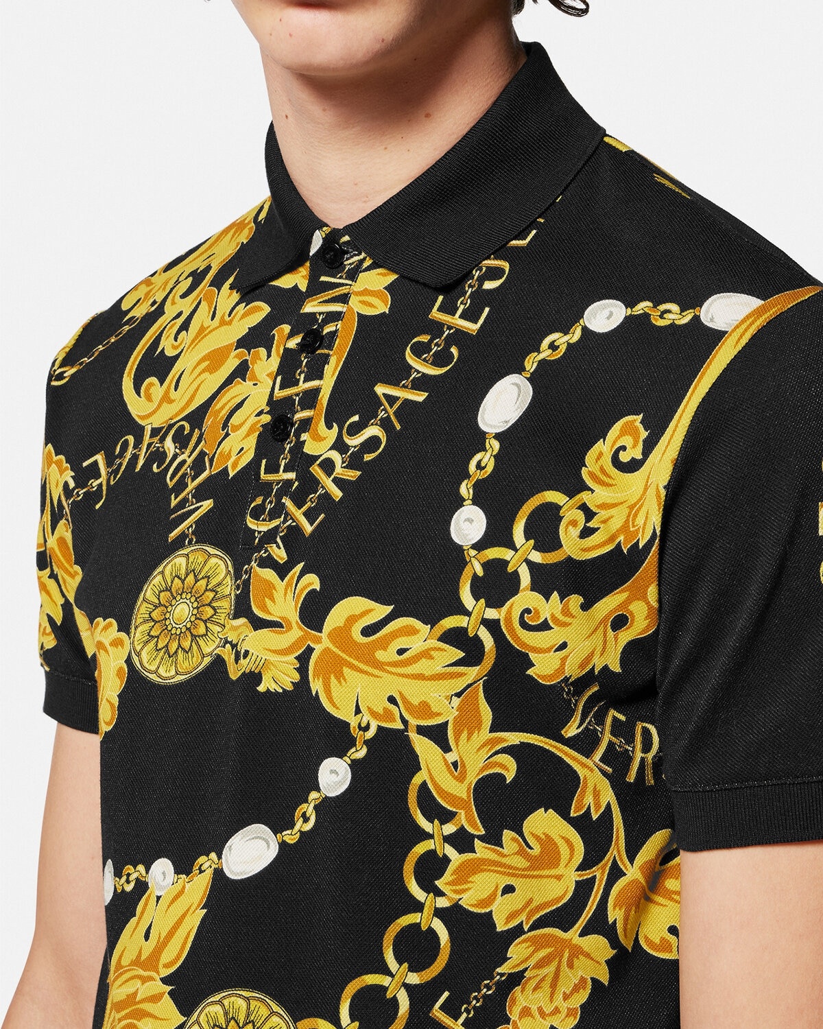 Chain Couture Polo Shirt - 5