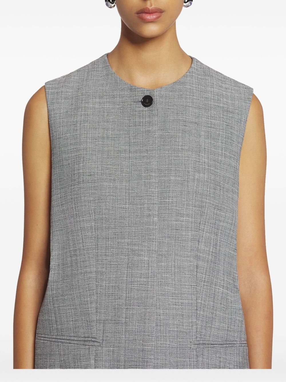 round neck waistcoat - 5