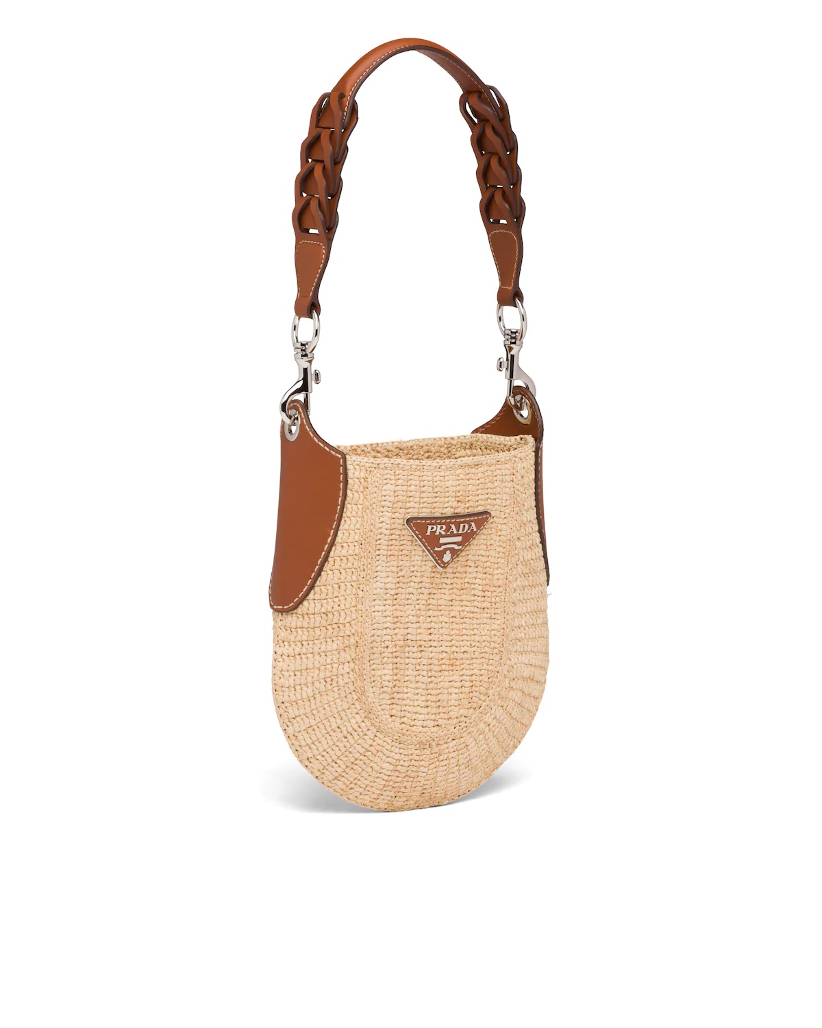 Raffia and Leather Bag - 3