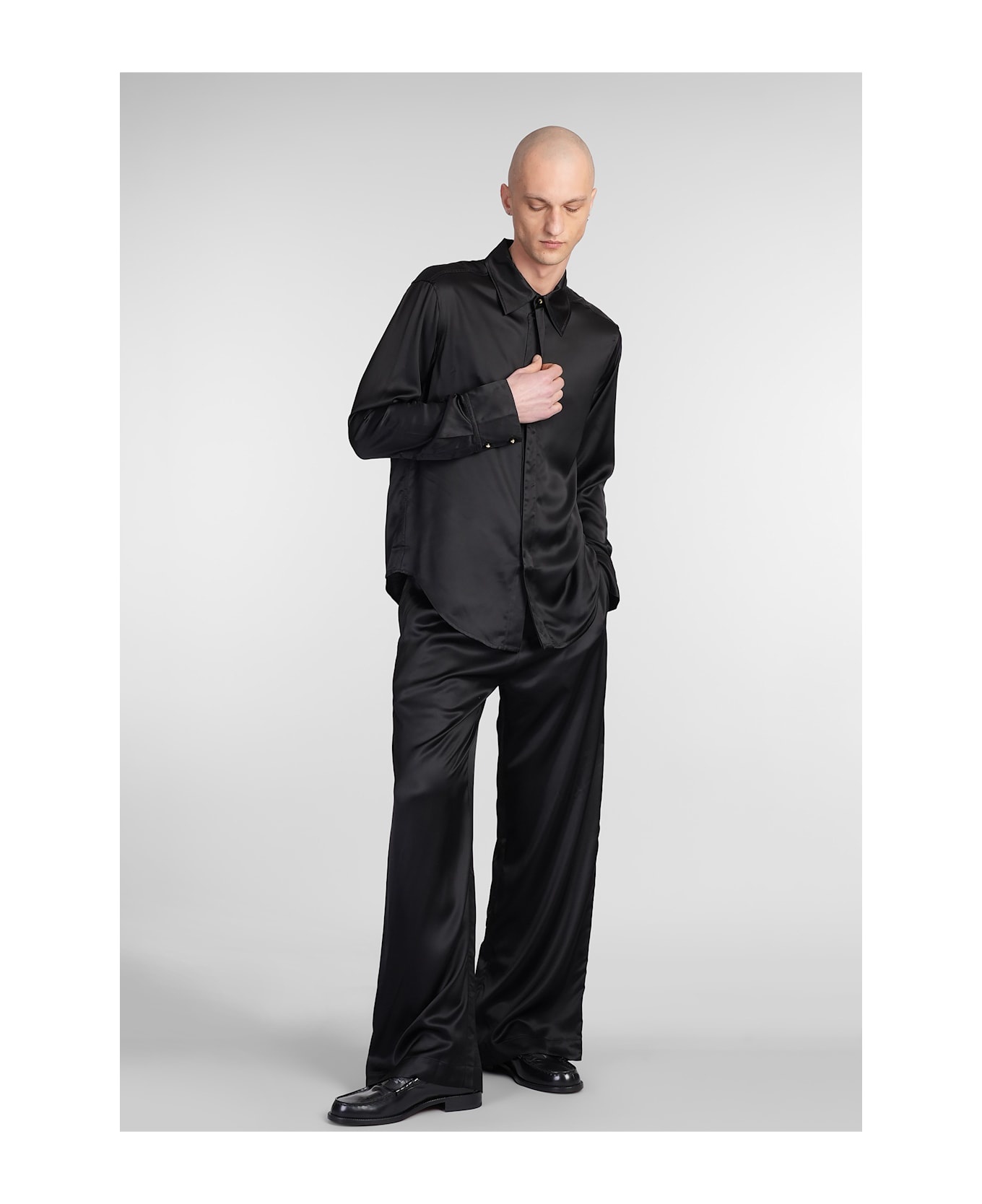Pants In Black Viscose - 2