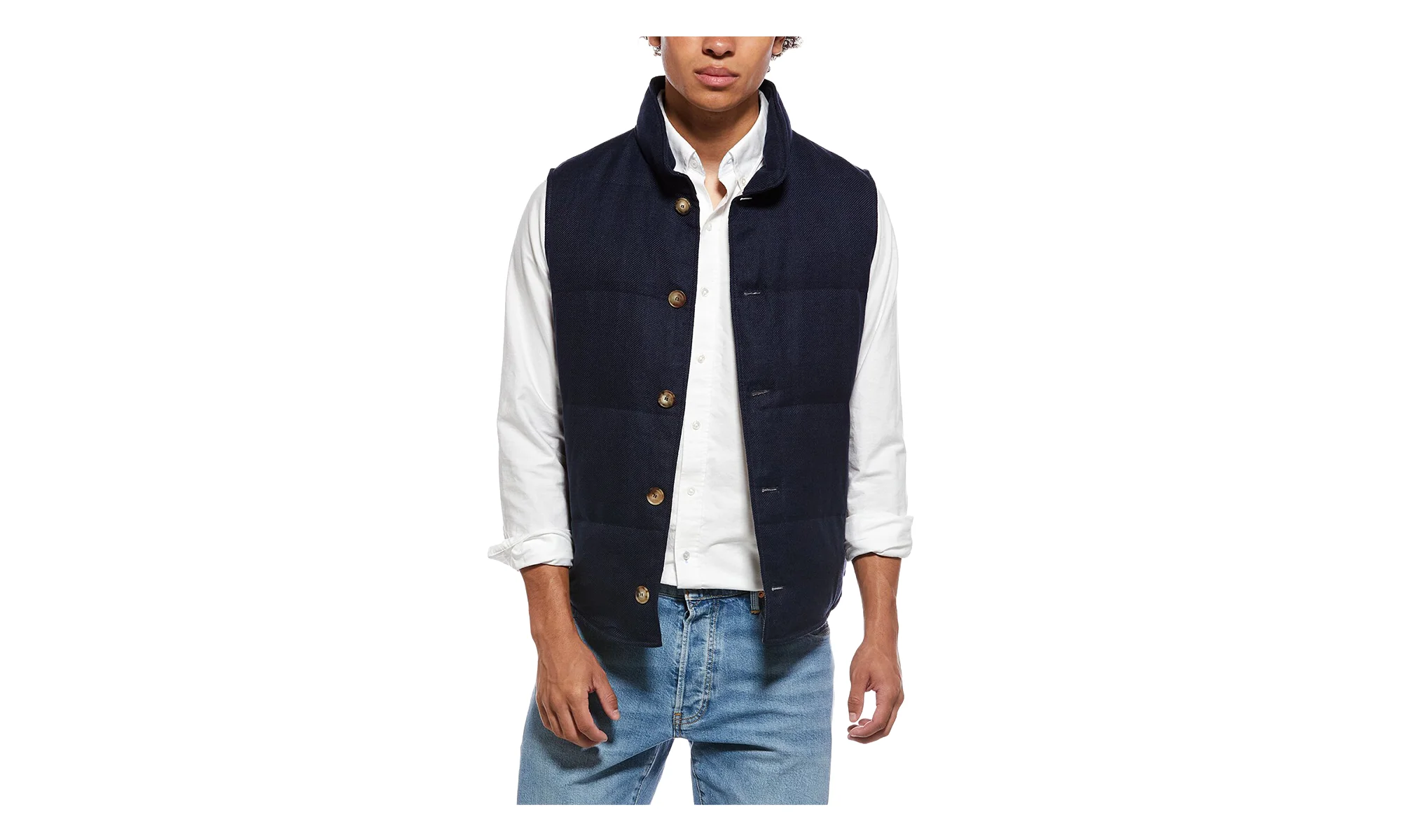 JACKET "NAVY / FLAX SEED" MW4821852Z_CLB49 - 1