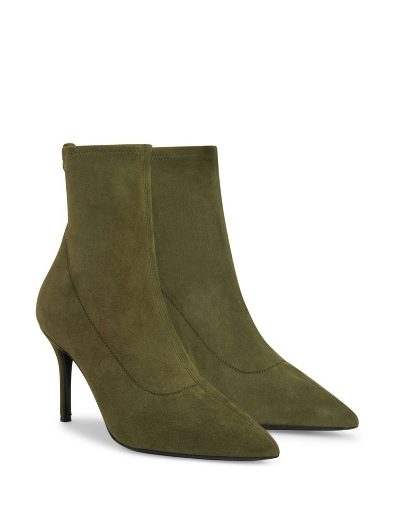 Giuseppe Zanotti Mirea 90mm suede ankle boots outlook
