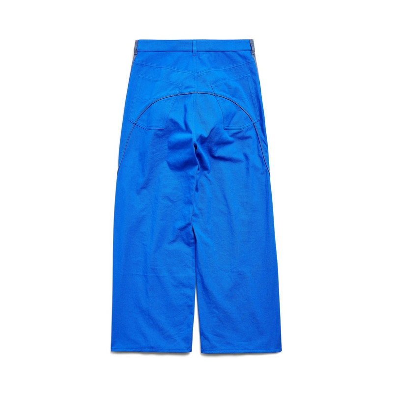 Men's Tracksuit Denim Pants in Royal Blue 6