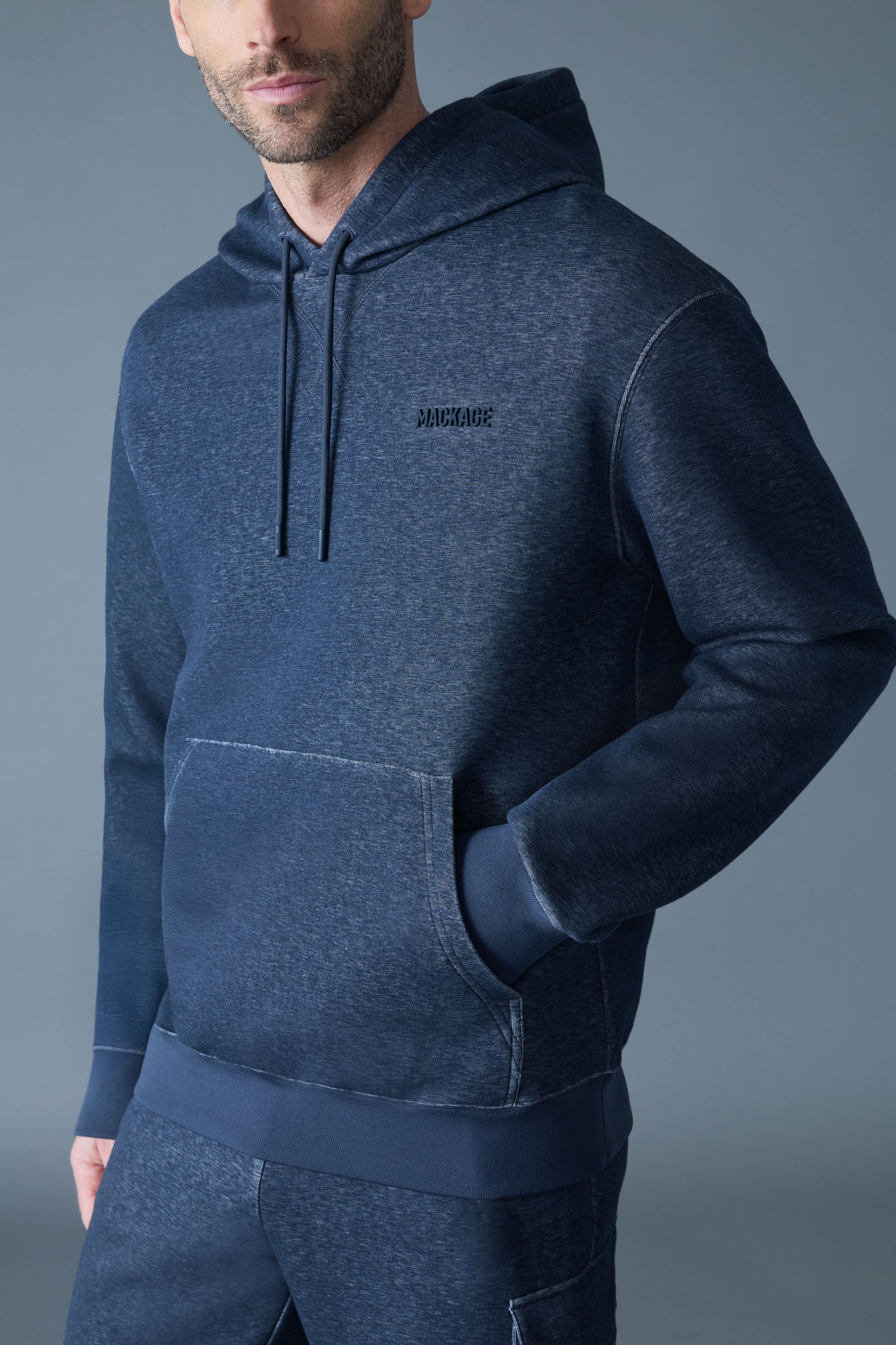 KRYSTIAN Double-face Jersey hoodie - 5