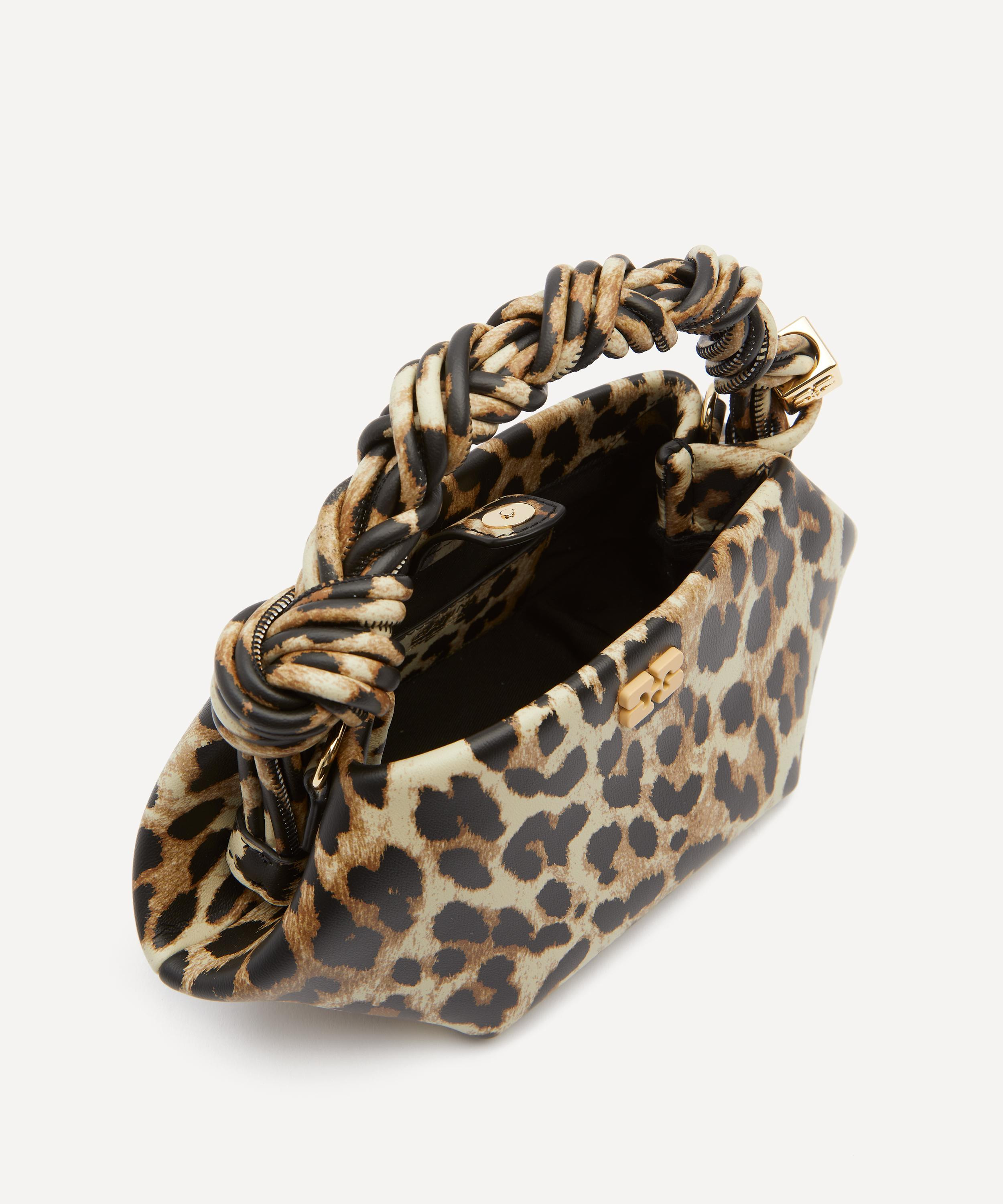 Leopard Mini Bou Top Handle Bag - 6