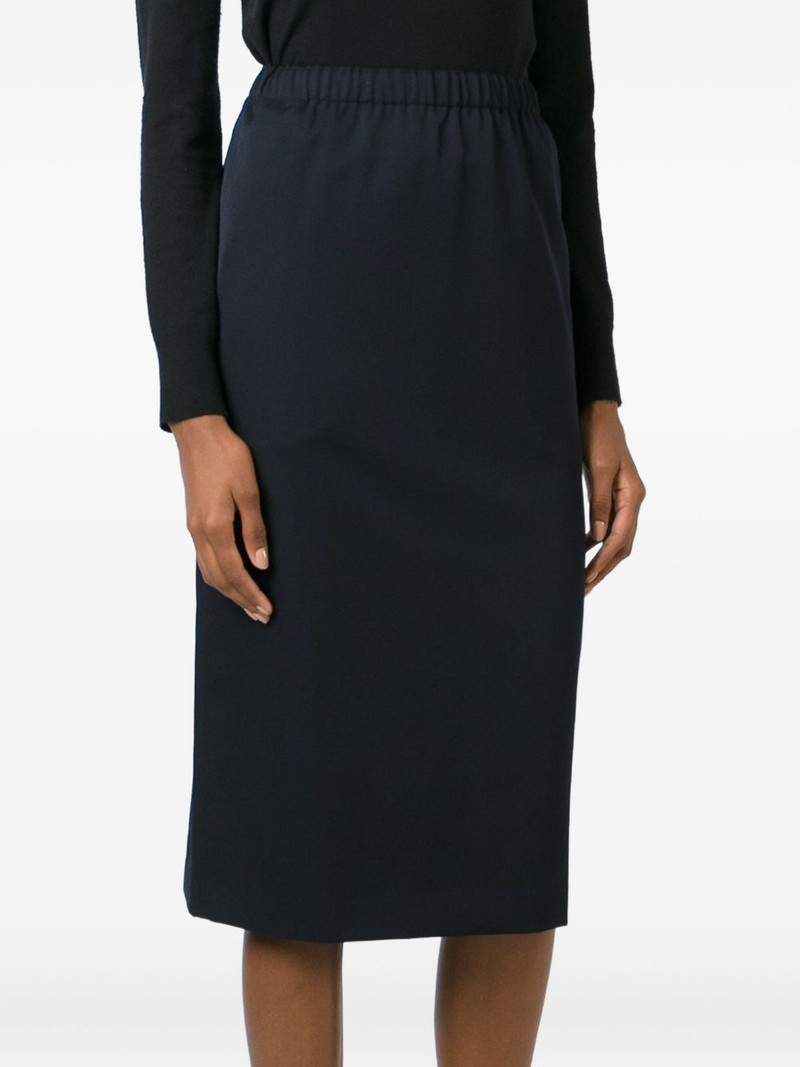 elasticated-waistband midi skirt 3