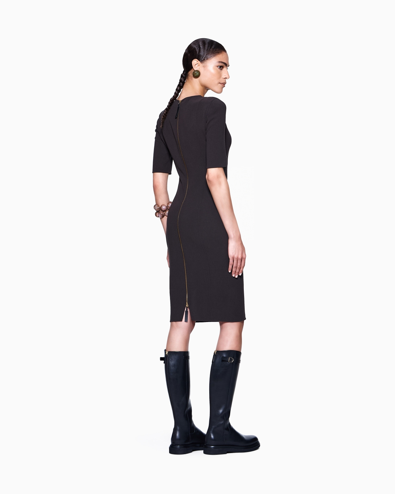 STRETCH VIRGIN WOOL TUBE DRESS - 3