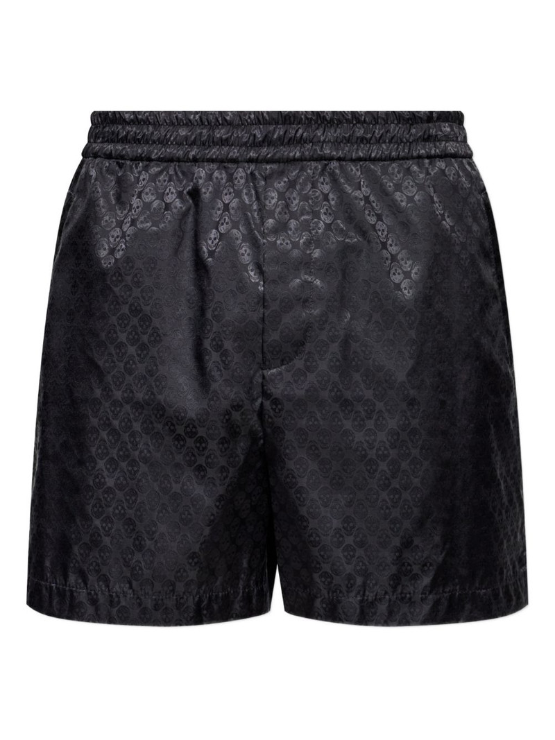 skull-patterned shorts 1