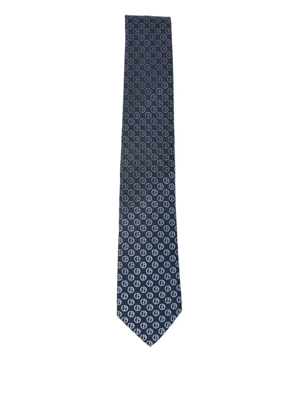 monogram-jacquard tie - 1