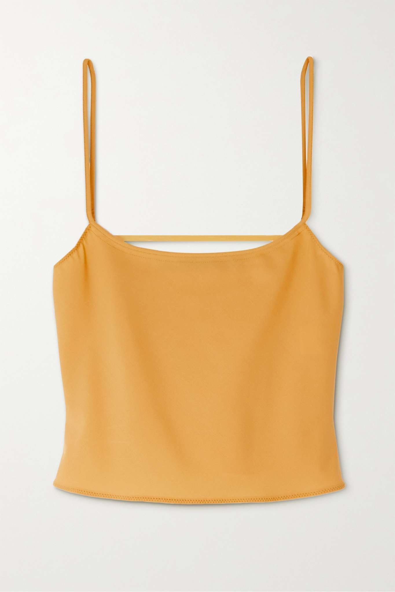 Tangelo cropped stretch-wool camisole - 1