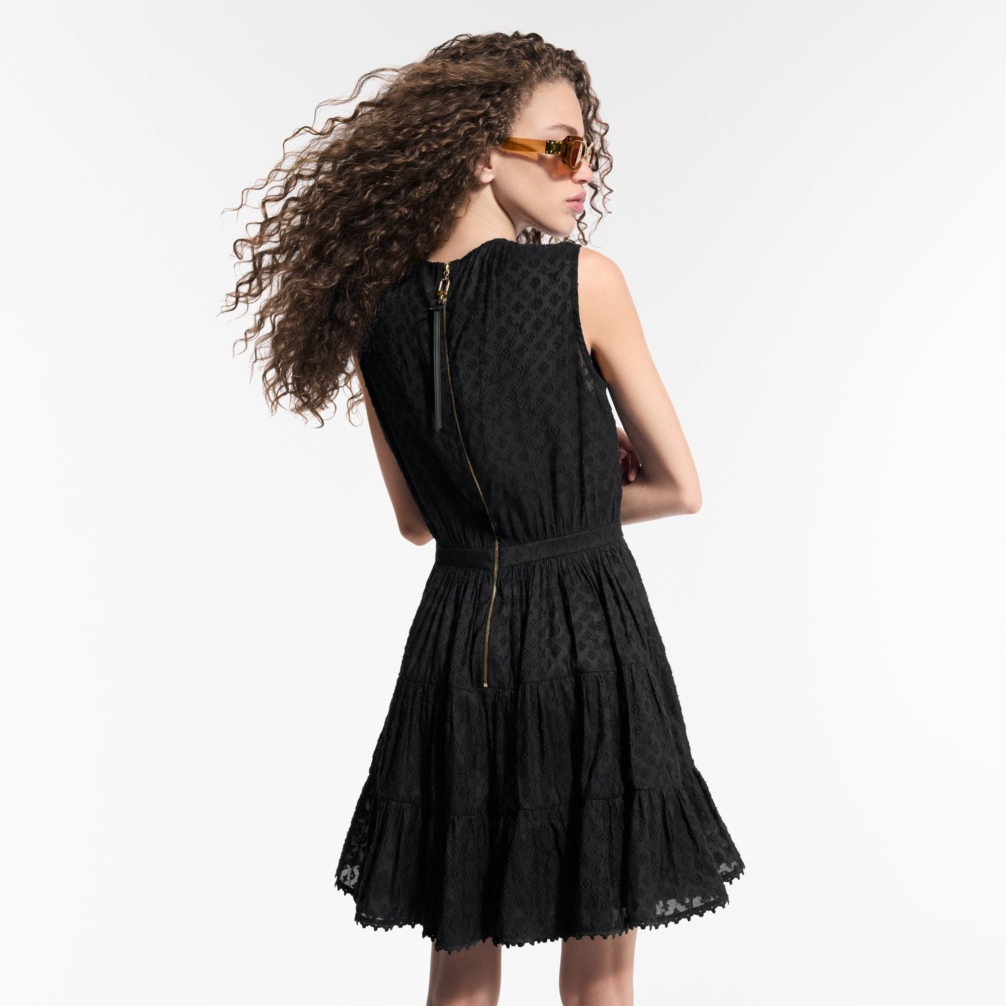 Monogram Fli Coupé Tiered Dress - 6
