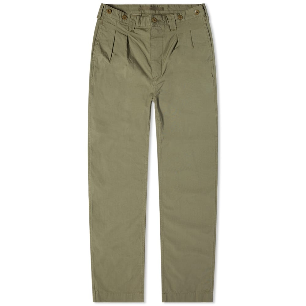 Nigel Cabourn Ripstop Pleated Chino - 1