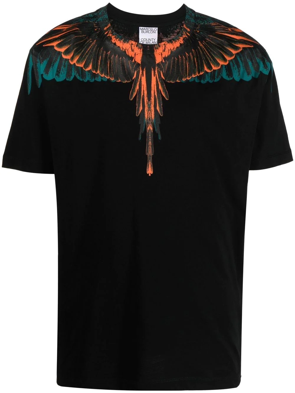 wings logo-print T-shirt - 1