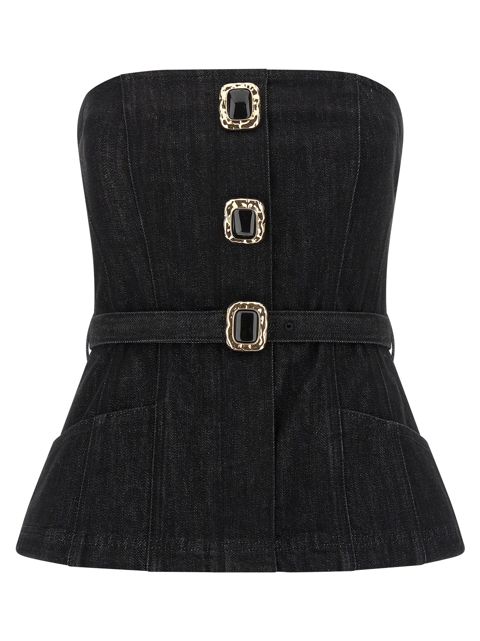Bandeau Tops Black - 1