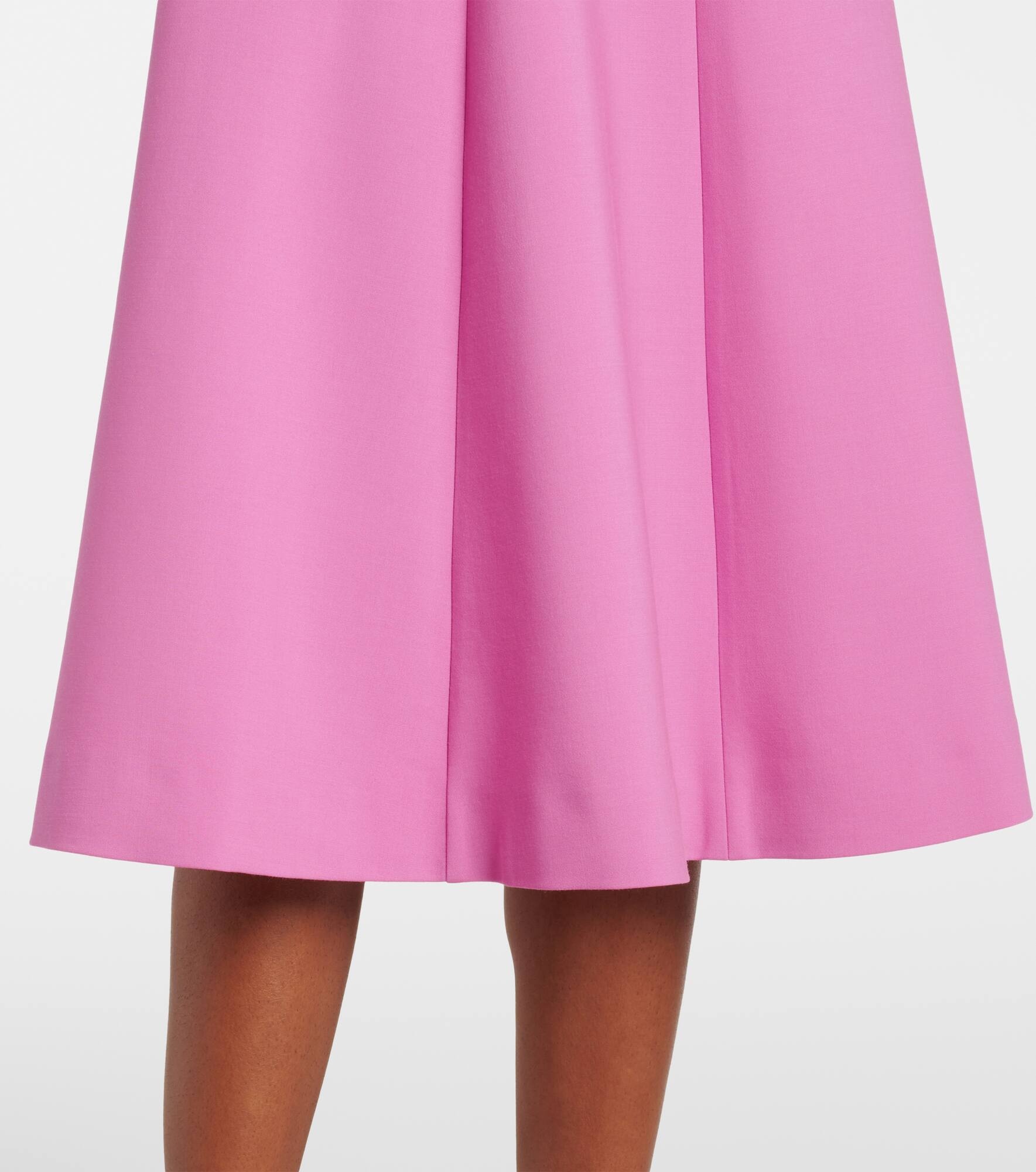 Wool-blend midi dress - 6