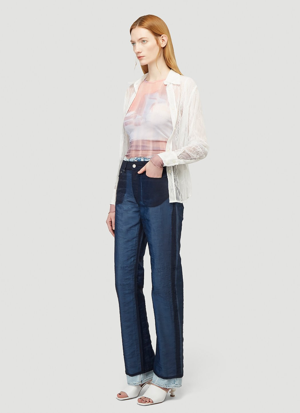 Our Legacy Women Luminance Cut Organza Pants - 2