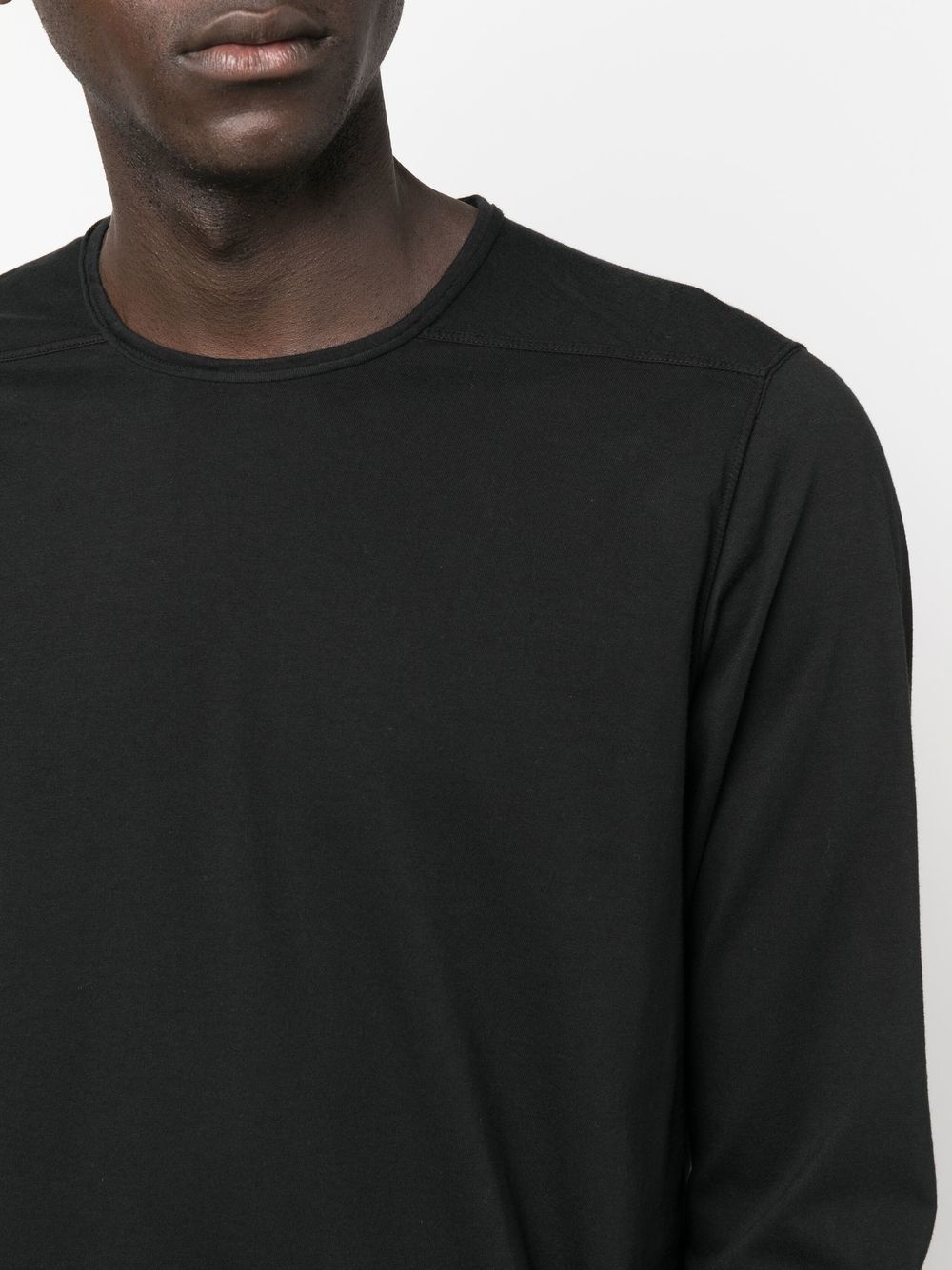 long-sleeve fitted top - 5