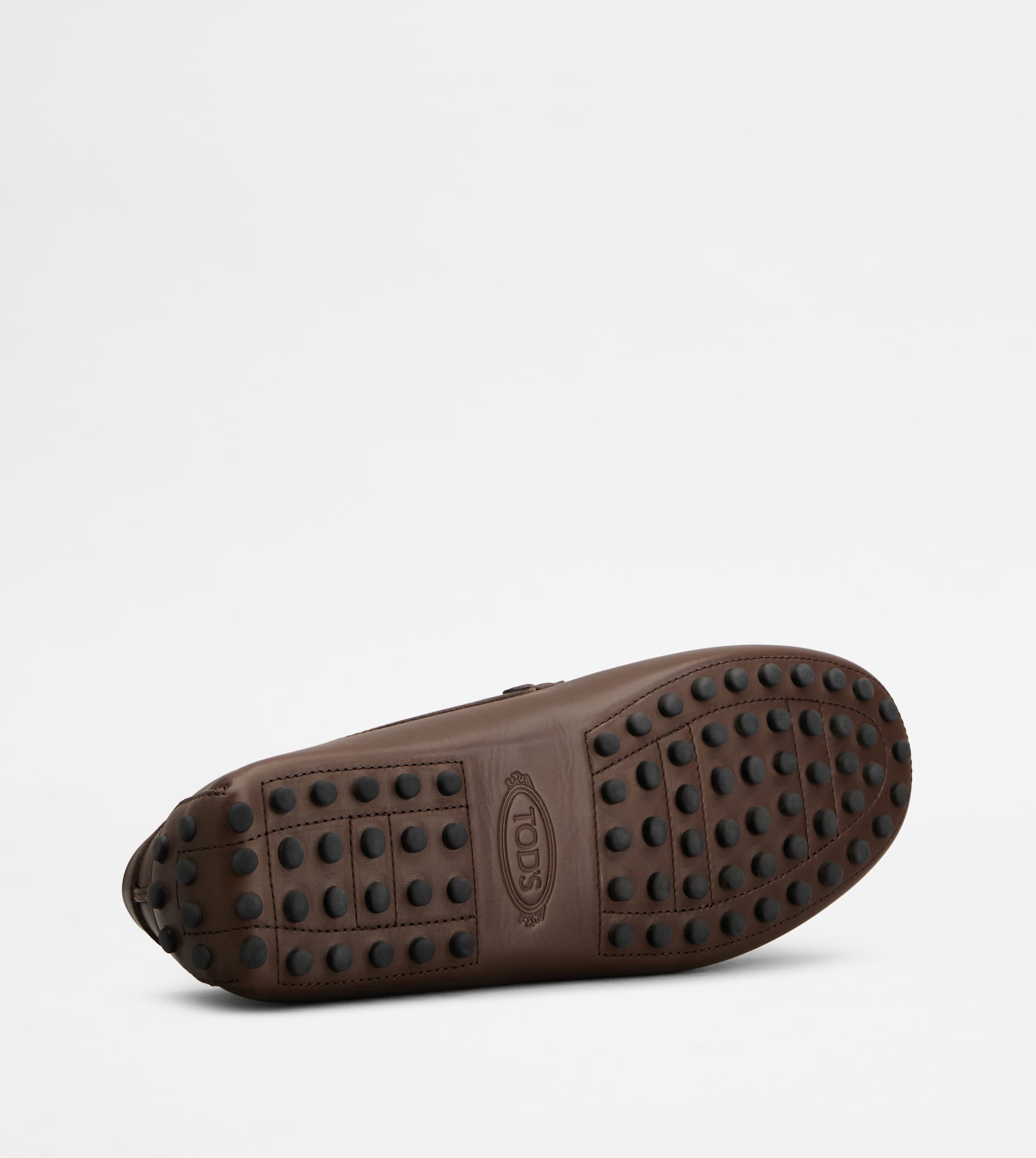 GOMMINO DRIVING SHOES IN LEATHER - BROWN - 4