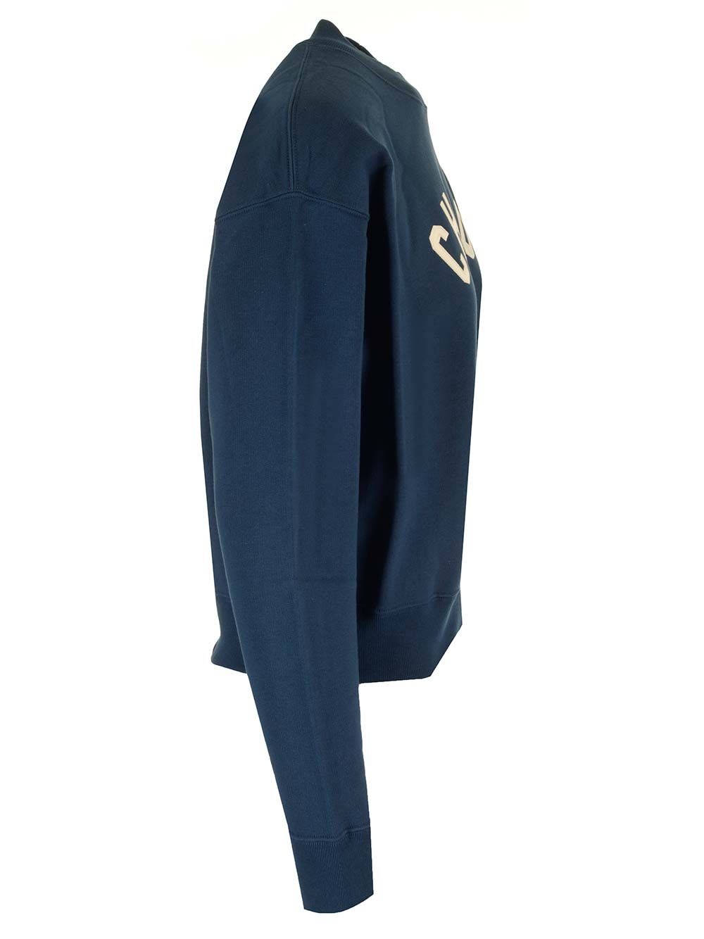 Varsity-Style Sweater Sweatshirts Blue - 3