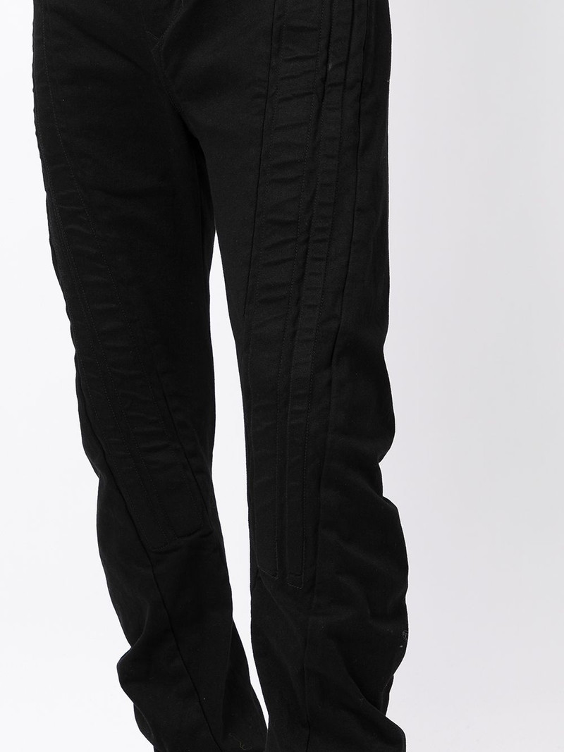 low-rise straight-leg trousers 5