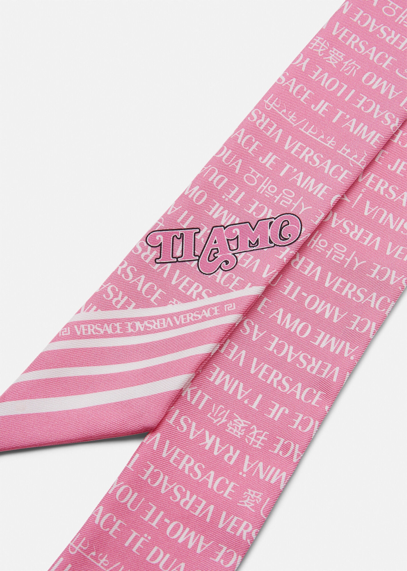 "Ti Amo" Silk Scarf Tie - 2