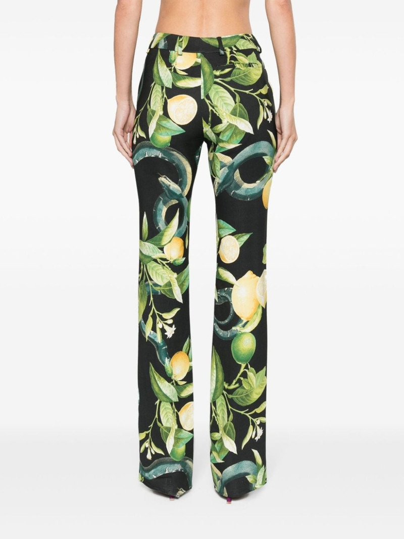 Lemon-print tailored trousers 4