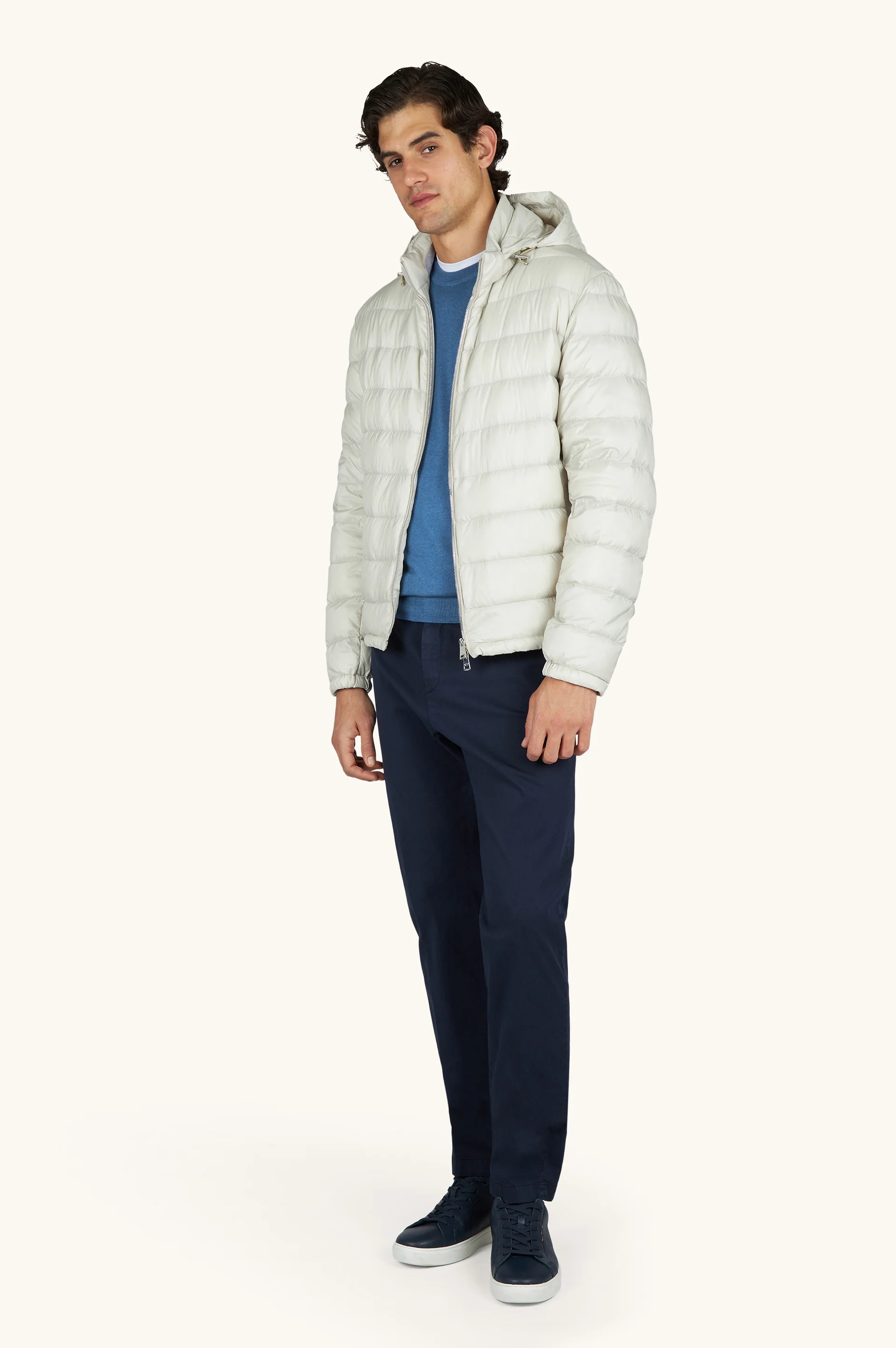 TECHNICAL ULTRALIGHT DOWN JACKET WITH ALCANTARA® DETAILS - 1