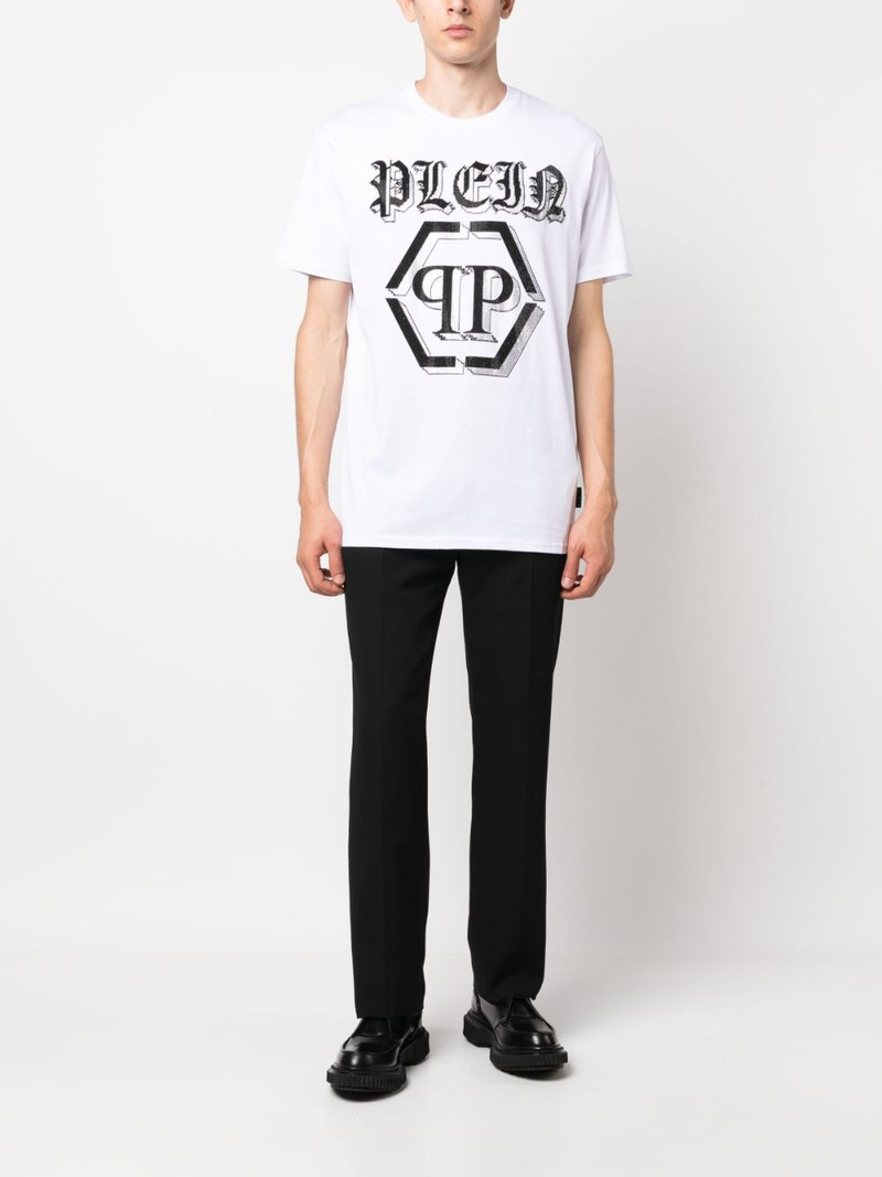 PHILIPP PLEIN SS Chrome round-neck T-shirt outlook